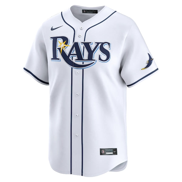 Zach Eflin Tampa Bay Rays Nike Home Limited Player Jersey - White - Image 2