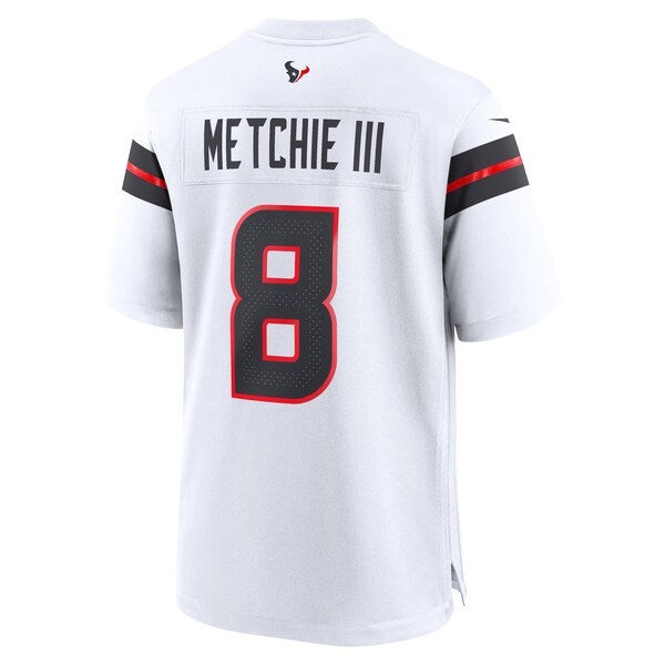 John Metchie III Houston Texans Nike Game Jersey - White/Navy/Red - Image 4