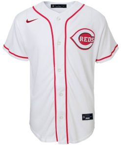 Alternative view of Cincinnati Reds Nike Youth Home Replica Team Jersey - White
