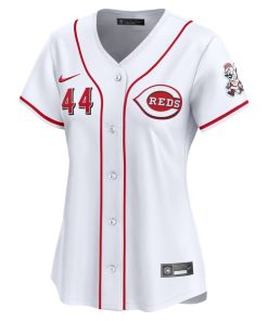 Alternative view of Elly De La Cruz Cincinnati Reds Nike Women's Home Limited Player Jersey?¨C White