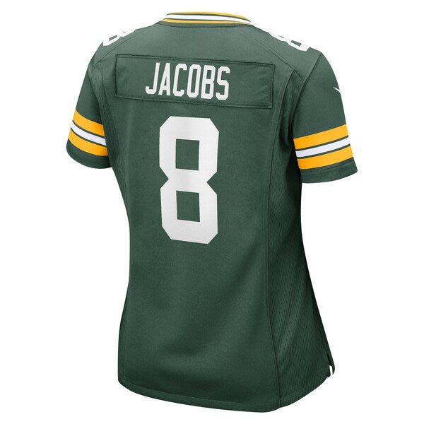 Josh Jacobs Green Bay Packers Nike Women's Team Game Jersey - Green - Image 3