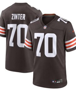 Zak Zinter Cleveland Browns Nike Team Game Jersey -  Brown
