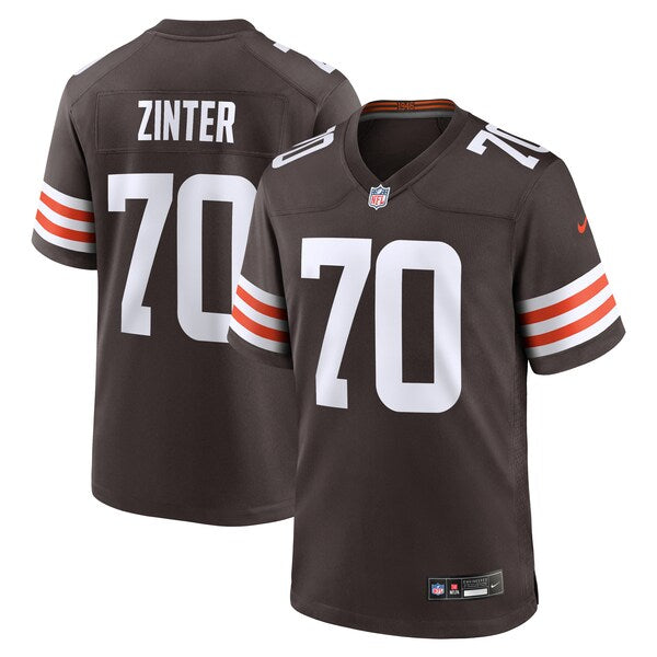 Zak Zinter Cleveland Browns Nike Team Game Jersey - Brown