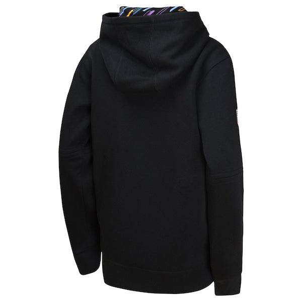 Pittsburgh Steelers Nike Youth 2024 NFL Crucial Catch Pullover Hoodie - Black - Image 3