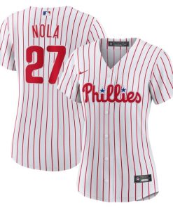 Aaron Nola Philadelphia Phillies Nike Women's Home Replica Jersey - White