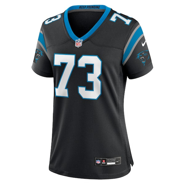 Rashard Lawrence Carolina Panthers Nike Women's Game Jersey - Black - Image 2