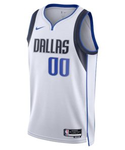 Alternative view of Dallas Mavericks Nike Unisex Swingman Custom Jersey White - Association Edition