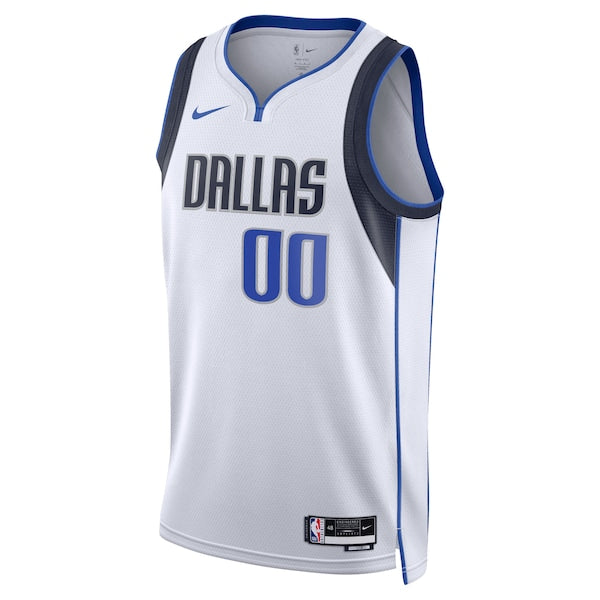 Dallas Mavericks Nike Unisex Swingman Custom Jersey White - Association Edition - Image 2