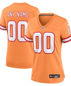 Tampa Bay Buccaneers Nike Women's Custom Throwback Game Jersey - Orange