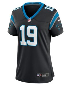 Alternative view of Adam Thielen Carolina Panthers Nike Women's Team Game Jersey - Black