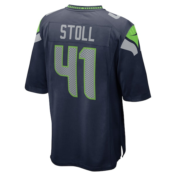Chris Stoll Seattle Seahawks Nike Game Jersey - College Navy - Image 3