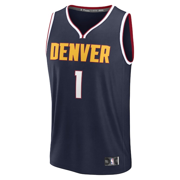 Michael Porter Jr. Denver Nuggets Fast Break Replica Player Jersey - Icon Edition - Navy/Blue - Image 3