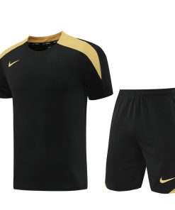 Nike Short Sleeve Training Jersey Set-ND05- Black/Yellow