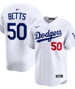 Mookie Betts Los Angeles Dodgers Nike Home Limited Player Jersey - White