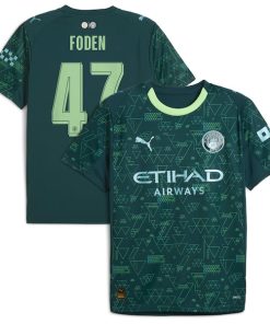 Phil Foden Manchester City Puma x EA SPORTS FC 2025/26 Fourth Jersey - Green