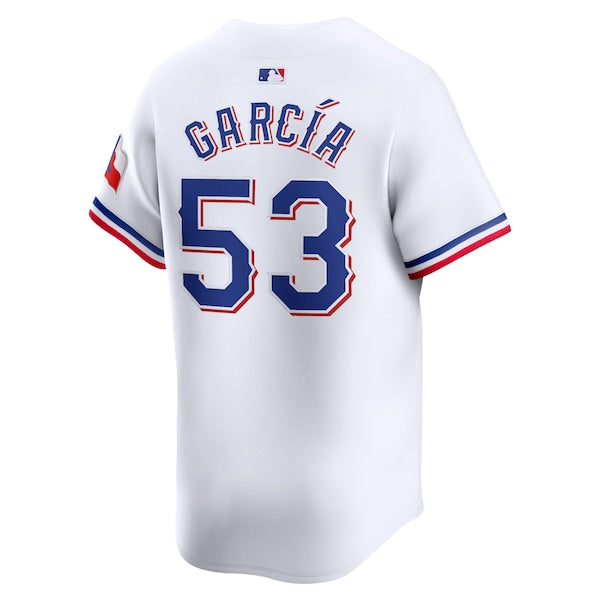 Adolis Garc¨ªa Texas Rangers Nike Youth Home Limited Player Jersey - White - Image 3