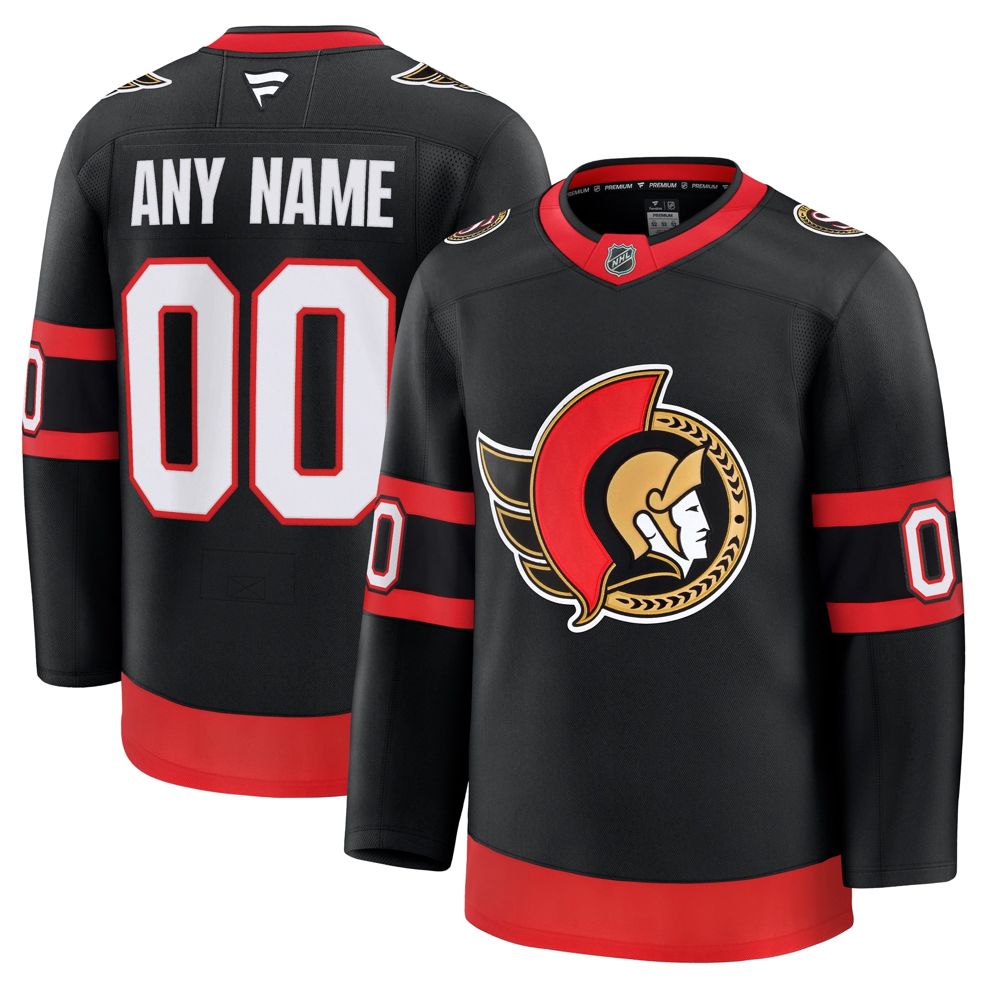 Ottawa Senators Away Premium Custom Jersey - White/Black - Image 8