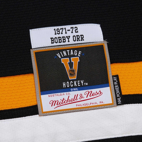 Bobby Orr Boston Bruins 1971-72 Power Play Jersey - Black - Image 6