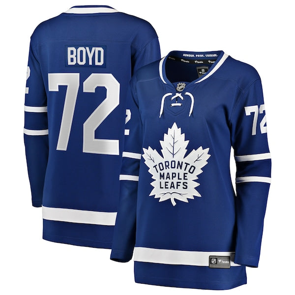 Travis Boyd Toronto Maple Leafs Women's Home Breakaway Jersey - Blue