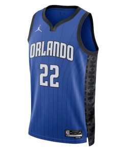 Alternative view of Franz Wagner Orlando Magic Jordan Brand Unisex Swingman Jersey - Statement Edition - Blue