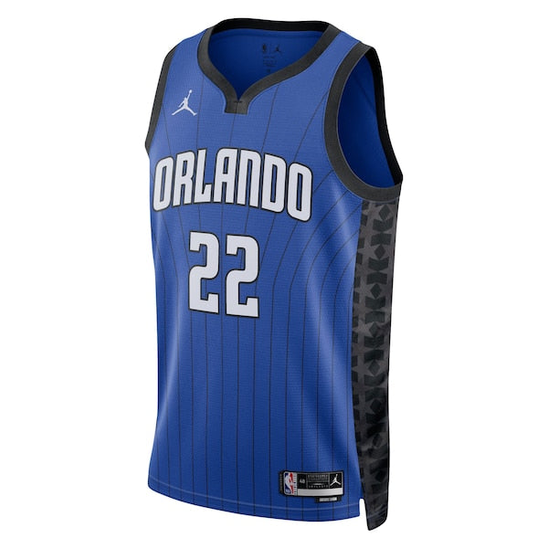 Franz Wagner Orlando Magic Jordan Brand Unisex Swingman Jersey - Statement Edition - Blue - Image 2
