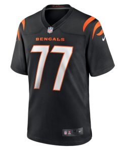 Alternative view of Trent Brown Cincinnati Bengals Nike Game Jersey -  Black