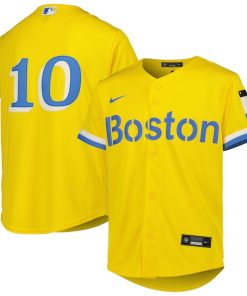 Trevor Story Boston Red Sox Nike Youth City Connect Replica Player Jersey - Gold