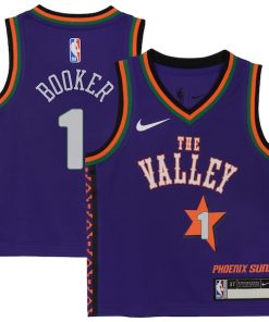 Devin Booker Phoenix Suns Nike Preschool 2024/25 Swingman Player Jersey -  City Edition - Purple
