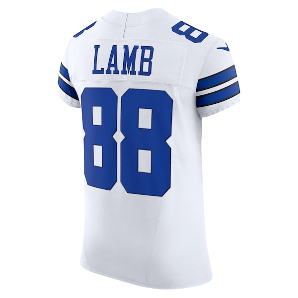 CeeDee Lamb Dallas Cowboys Nike Vapor F.U.S.E. Elite Jersey - White - Image 3