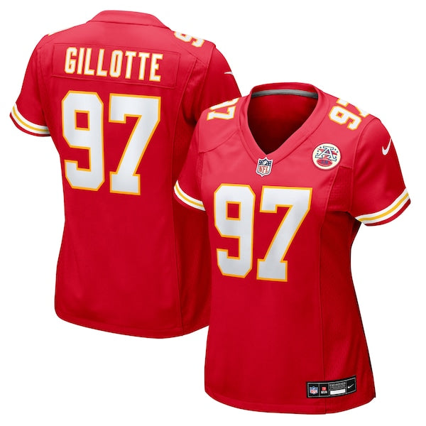 Ashton Gillotte Kansas City Chiefs Nike Women's Team Game Jersey - Red