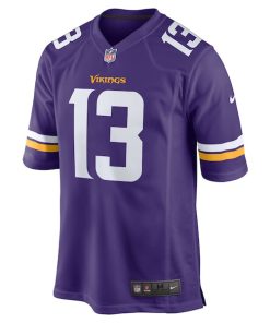 Alternative view of Daniel Jones Minnesota Vikings Nike Team Game Jersey -  Purple