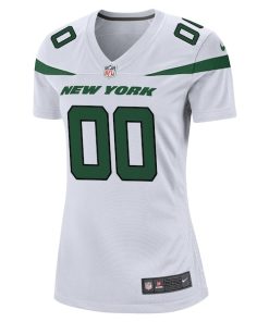 Alternative view of New York Jets Nike Women's Custom Game Jersey - White