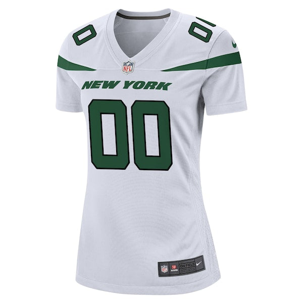 New York Jets Nike Women's Custom Game Jersey - White - Image 2