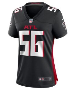 Alternative view of Jovaughn Gwyn Atlanta Falcons Nike Women's Team Game Jersey -  Black