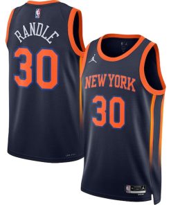 Julius Randle New York Knicks Jordan Brand Unisex Swingman Jersey - Statement Edition - Navy