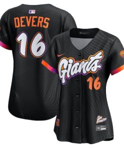 Rafael Devers San Francisco Giants Nike Women's 2025 City Connect Limited Player Jersey - Black
