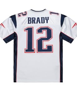 Alternative view of Tom Brady New England Patriots  2000 Big & Tall Legacy Replica Jersey - White