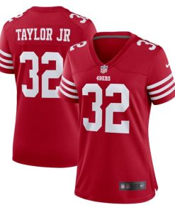 Patrick Taylor Jr. San Francisco 49ers Nike Women's Team Game Jersey -  Scarlet