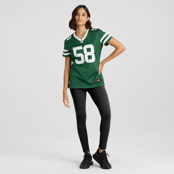 Eric Watts New York Jets Nike Women's Team Game Jersey - Legacy Green - Image 4