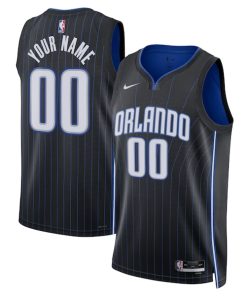 Orlando Magic Nike Unisex Swingman Custom Jersey Black - Icon Edition