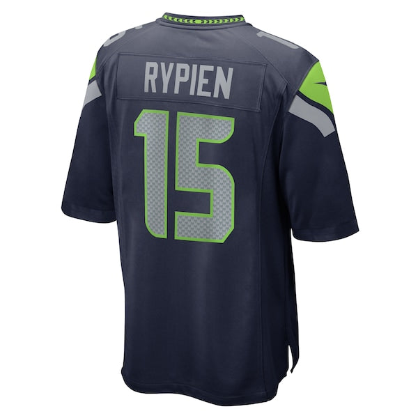 Brett Rypien Seattle Seahawks Nike Team Game Jersey - College Navy - Image 3