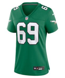Alternative view of Landon Dickerson Philadelphia Eagles Nike Women's Alternate Game Jersey - Kelly Green
