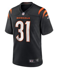 Alternative view of Ickey Woods Cincinnati Bengals Nike Retired Player Game Jersey - Black