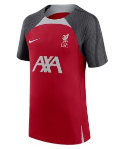 Alternative view of Liverpool Nike Youth 2023/24 Strike Top - Red