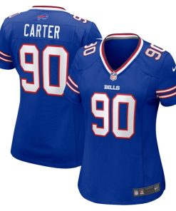 Alternative view of DeWayne Carter Buffalo Bills Nike Women's  Game Jersey -  Royal