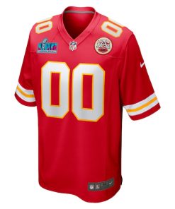 Alternative view of Kansas City Chiefs Nike Super Bowl LVII Game Custom Jersey - Red