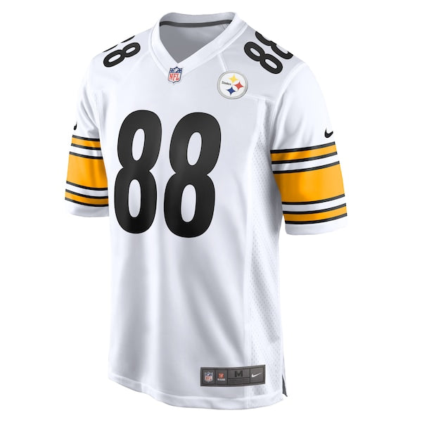 Pat Freiermuth Pittsburgh Steelers Nike Game Player Jersey - White/Black - Image 3