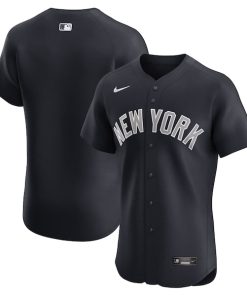 Alternative view of New York Yankees Nike Elite Jersey - Navy