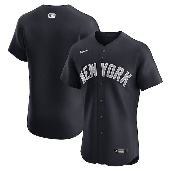 New York Yankees Nike Elite Jersey - Navy - Image 2