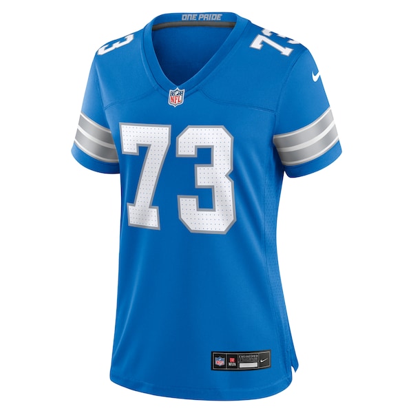 Christian Mahogany Detroit Lions Nike Women's Team Game Jersey - Blue - Image 3